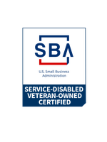 Bond Enterprise Language Services SDVOSB certification seal and logo.